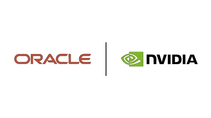 The Oracle and NVIDIA logos side by side